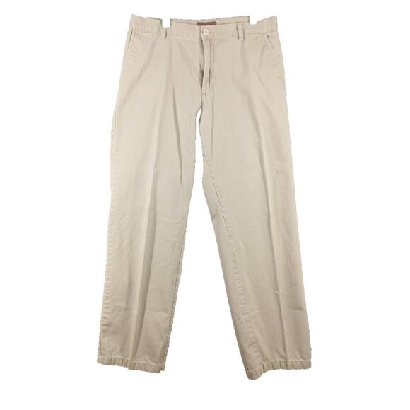 GREAT NORTHWEST Khaki Pants 4-Pocket Solid Tan W:33 L: 32 - Picture 1 of 11